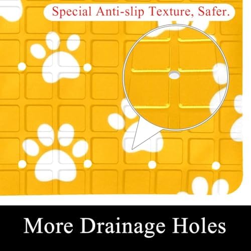Non Slip Shower Mat Bathtub Mat 15.1x26.8 Inch, Quick Dry Bath Mat - Image 2