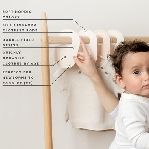 3 Sprouts Baby Closet Dividers, Newborn to 2T, 8 Piece Set - Image 4