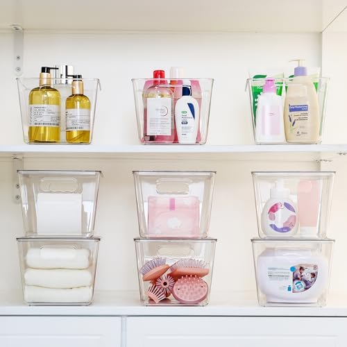 Vtopmart 16 Pack Clear Stackable Storage Bins - Image 6