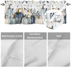 Vandarllin Fall Thanksgiving Kitchen Curtains Valances - Image 7