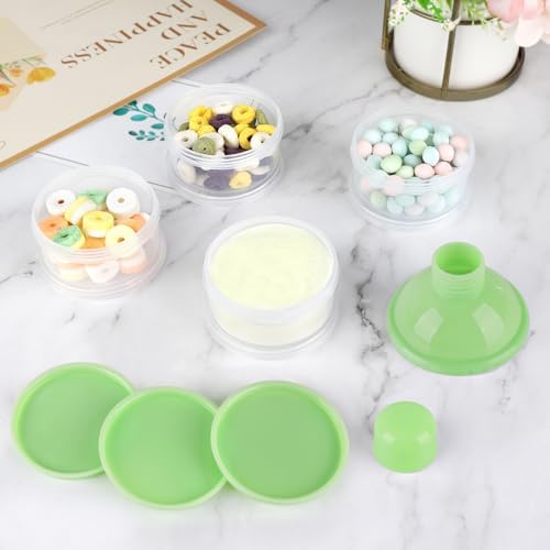 Accmor Formula Dispenser On The Go, 4 Compartments Stackable Formula Container - Image 3