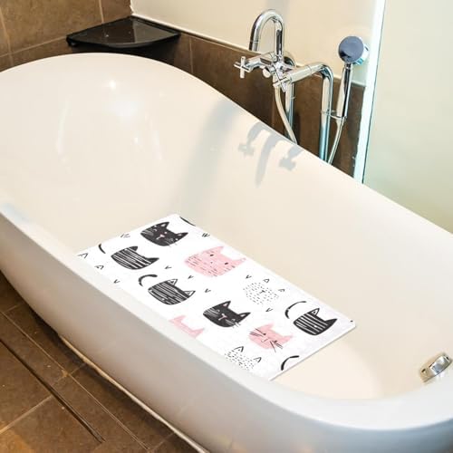Non Slip Bathtub and Shower Mat 26.8x15.1 inch, Bath Mat - Image 5