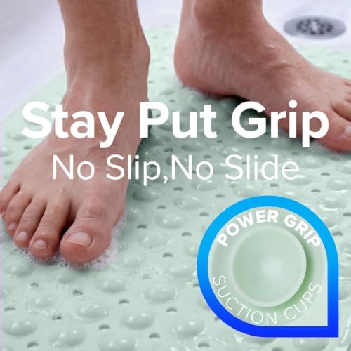 SlipX Solutions 39x16 Extra Long Non Slip Bath Mat, Tub & Shower - Image 2