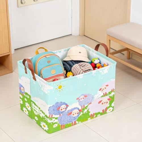 NTAOHAMPER Rectangular Storage Basket Empty, Storage Bin - Image 3