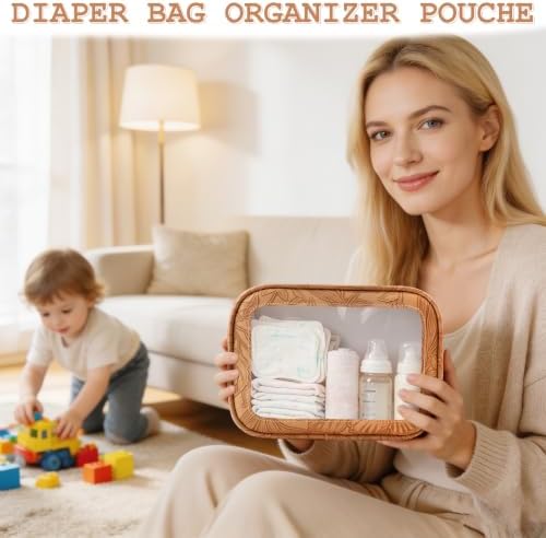 YOPCDJ 5PCS Diaper Bag Organizer Pouches Set, TSA Approved Travel Toiletry Bag - Image 4