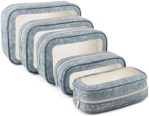 YOPCDJ 5PCS Diaper Bag Organizer Pouches Set, TSA Approved Travel Toiletry Bag by YOPCDJ