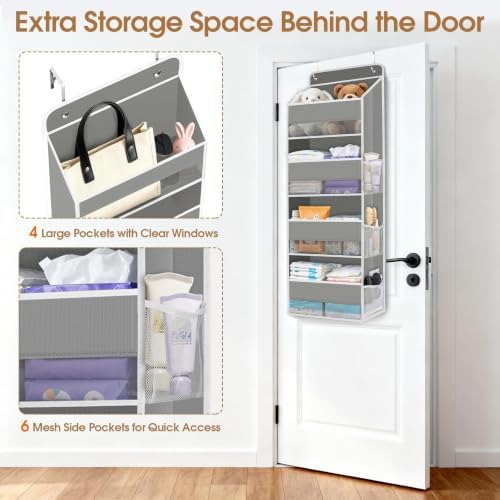 Over The Door Organizer Storage behind Door Hanging Organizer - Image 4