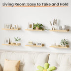 upsimples Floating Shelves for Wall Decor Storage - Image 5
