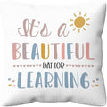 kdqua Boho Classroom Pillow Covers 18x18, Classroom Read Corner Decor Throw by kdqua