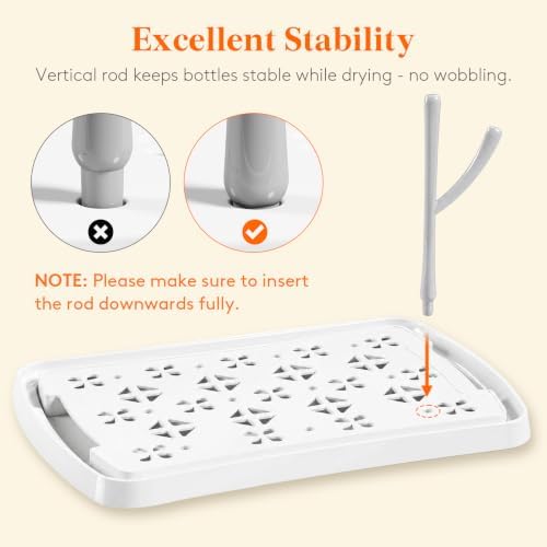 Lifewit Portable Baby Bottle Drying Rack - Image 3
