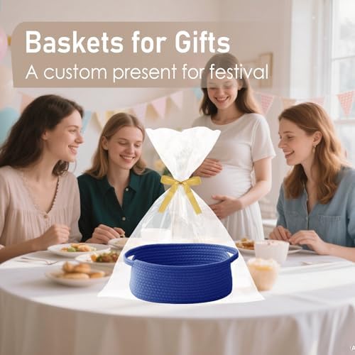 JMvicyroam Small Woven Basket, Empty Gift Basket - Image 4