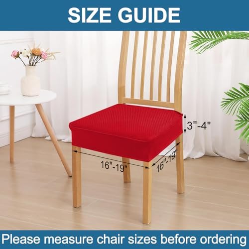 Smiry Waterproof Seat Covers for Dining Room Chairs - Image 2