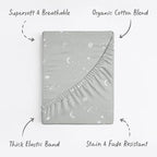 Sorrel + Fern Baby Bassinet Sheets 2Pack - Image 2