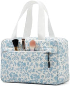 Large Makeup Bag for Women Corduroy Cosmetic bag Make up Bags Zipper Pouch - Image 2