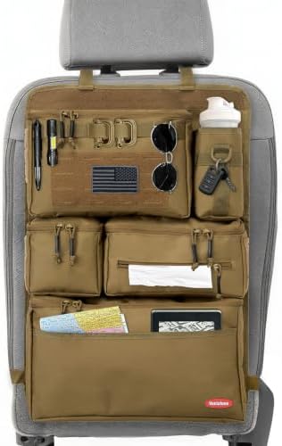 Tactical Car Seat Back Organizer by Vanlutone