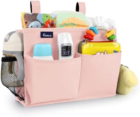 Surblue Bedside Caddy Hanging Bed Organizer Storage Bag Pocket by SURBLUE