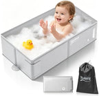 Collapsible Baby Bathtub, Travel Bathtub by Henhecy