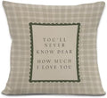 Retro Girl Nursery Throw Pillow Cover, Girl Nursery Decor, You'll Never Know by LRyeisahh