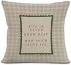 Retro Girl Nursery Throw Pillow Cover, Girl Nursery Decor, You'll Never Know by LRyeisahh
