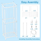 Stuffed Animal Storage Zoo Metal Toy Organizer 61x23.6x16.5in - Image 6
