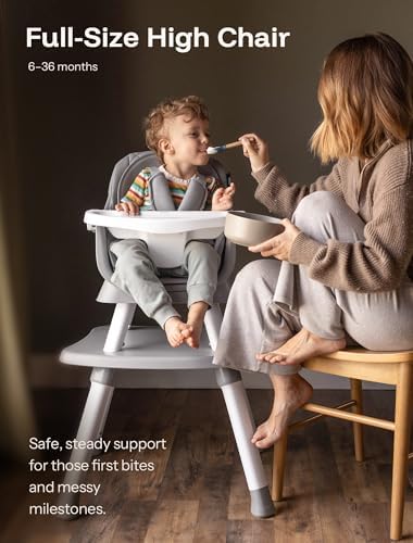 HARPPA Moro High Chair, 8-in-1 Convertible Baby Feeding Chair - Image 5