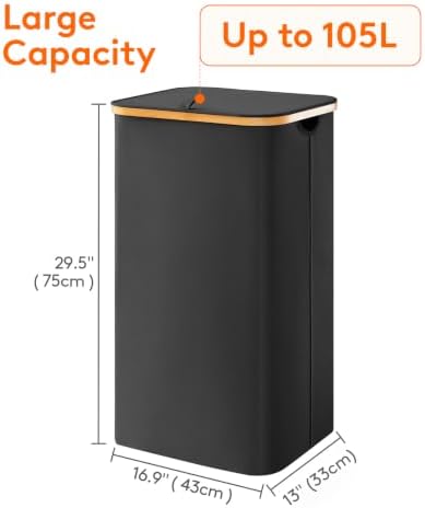 Lifewit 105L Large Laundry Basket - Image 3