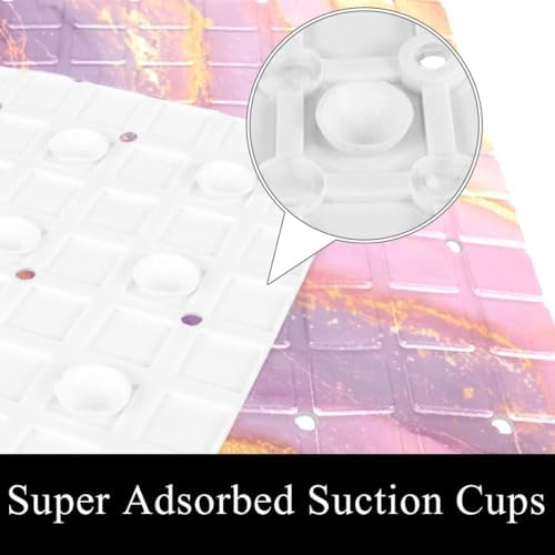 Non Slip Shower Mat Bathtub Mat 15.1x26.8 Inch, Quick Dry Bath Mat - Image 3