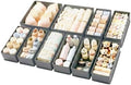 Drawer Organizer for Clothes & Underwear Grey by Unknown