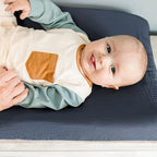 Konssy 100% Cotton Muslin Changing Pad Cover 2 Pack - Image 2