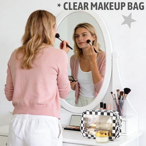 YOPCDJ 5PCS Diaper Bag Organizer Pouch Set, TSA Approved Toiletry Bag，Clear - Image 2