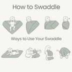 Konssy 2 Pack Ribbed Knit Swaddle Blankets - Image 5