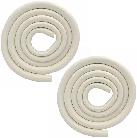U Shape Extra Thick Furniture Table Edge Protectors Off White 6.5ft x 2 by M2cbridge