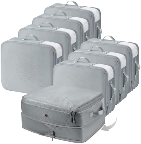 DIMJ Compression Storage Bags 8 Pack, 19L Clothes Storage Organizer by DiMJ