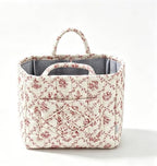Floral Fabric Storage Basket Car Interior Storage Basket Underwear Sundries by CEUTNIZ