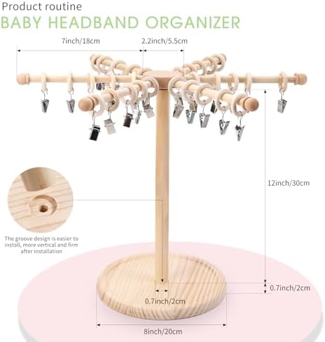 POVETIRE Headband Holder Bow Organizer - Image 3