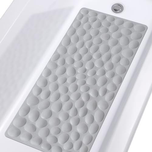 Non-Slip Bathtub Mat OTHWAY Soft Rubber Bathroom Bathmat by OTHWAY
