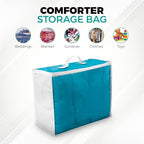 VitalUp Clear Plastic Storage Bags, Durable Zippered Storage Bags - Image 2