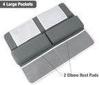 PandaEar Baby Bath Kneeler and Elbow Rest Pad Set, Dark Grey - Image 4