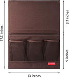 Bedside Caddy, Table Cabinet Storage Organizer, 4 Pockets - Image 2