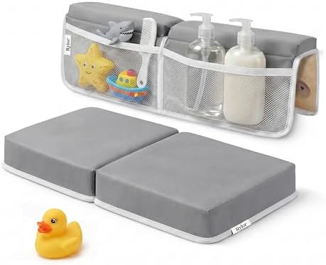 Rylor Premium Baby Bath Kneeler Mat & Elbow Rest Pad Set – Comfortable Bath by Unknown