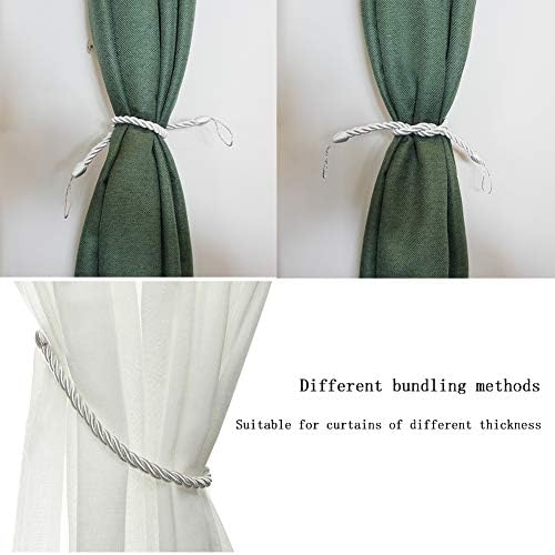 BEL AVENIR Curtain Tiebacks Ropes Tie-Backs, Handmade Holdbacks - Image 5