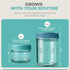 Mason Bottle Glass Breastmilk Storage Jar Set - Image 4