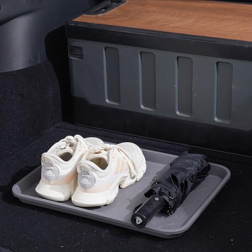 Boot Tray for Entryway Indoor, Heavy Duty Shoe Mat Tray 2 Packs, 16.7"x12.8" - Image 4