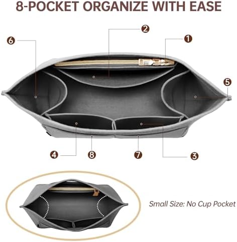 OPPOSHE Purse Organizer Insert for Longchamp Le Pliage, Premium Felt Long Champ - Image 4