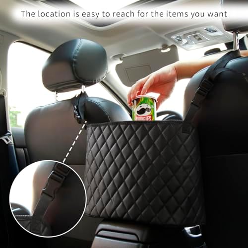 Car Net Pocket Handbag Holder，Purse Holder - Image 5