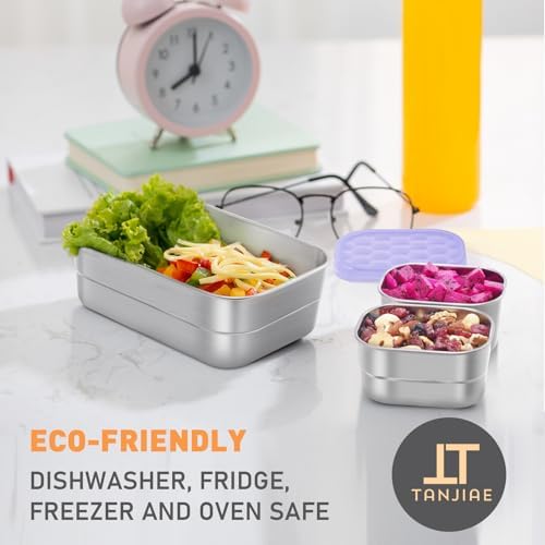 Tanjiae Small Stainless Steel Lunch Containers - Image 4