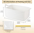 OIAHOMY 19L Woven Basket, Gift Basket Empty - Image 2