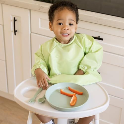 Tiny Twinkle Long Sleeve Bib for Babies & Toddlers | 2-Pack Waterproof Smock - Image 3