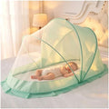 Easy Foldable Baby Mosquito Net Sheer Mesh Ruffled Edge Canopy by Unknown