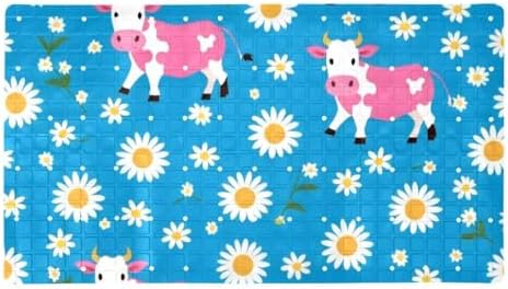 Non Slip Shower Mat Bathtub Mat 15.1x26.8 Inch, Quick Dry Bath Mat by Anna+Cowper
